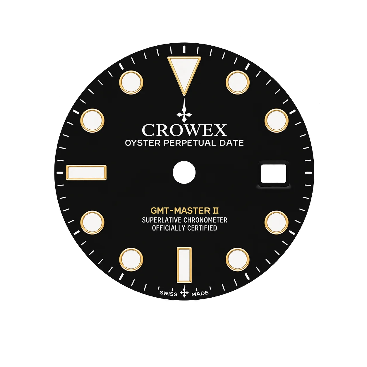 Black dial