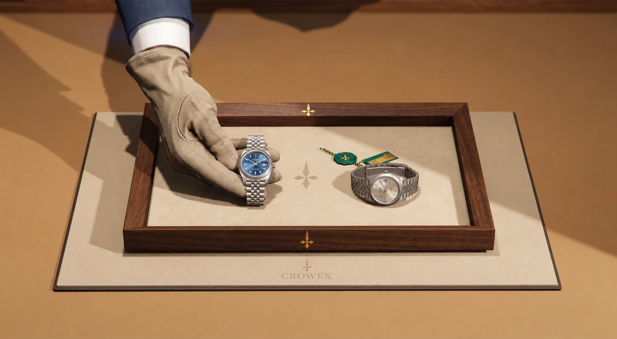 Crowex watchmaking detail