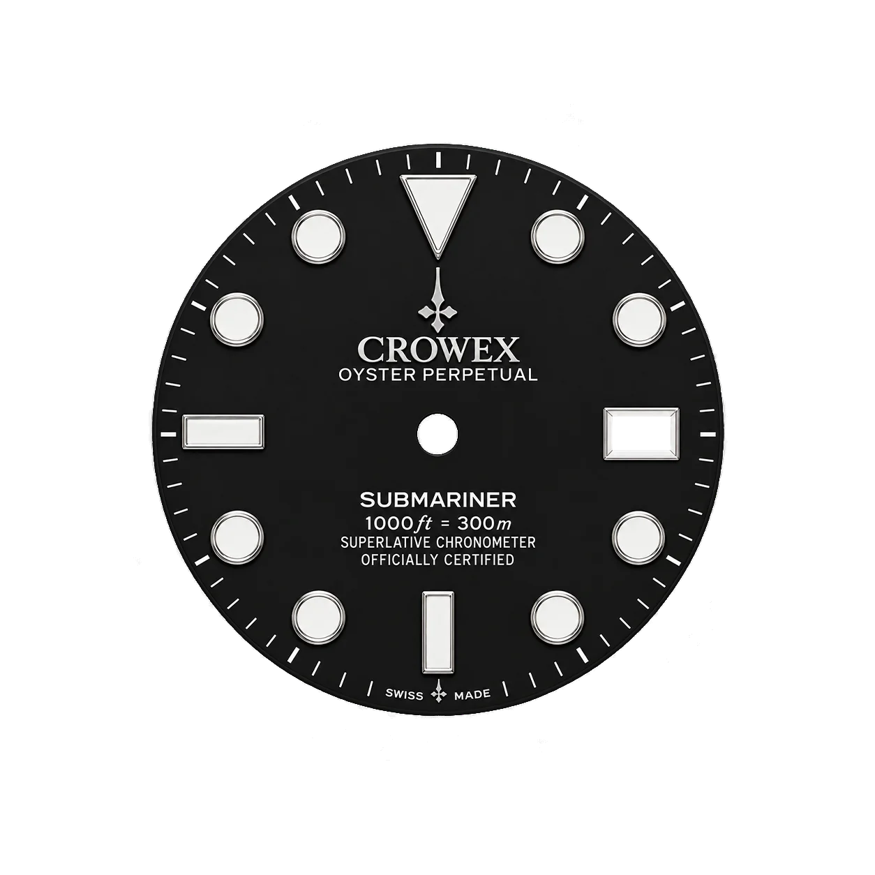 Black dial
