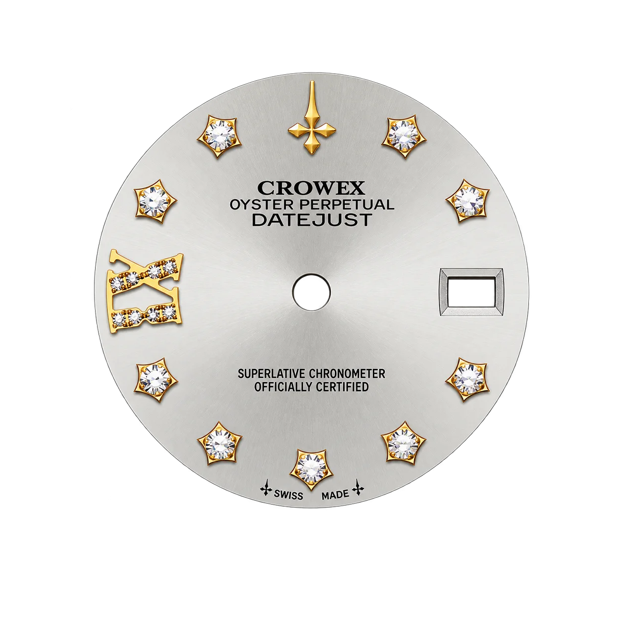 Silver dial