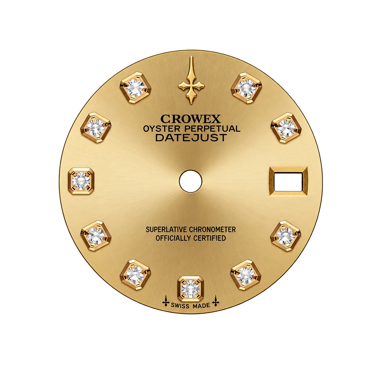 Champagne-colour dial
