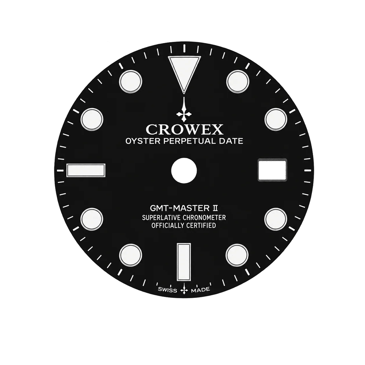 Black dial