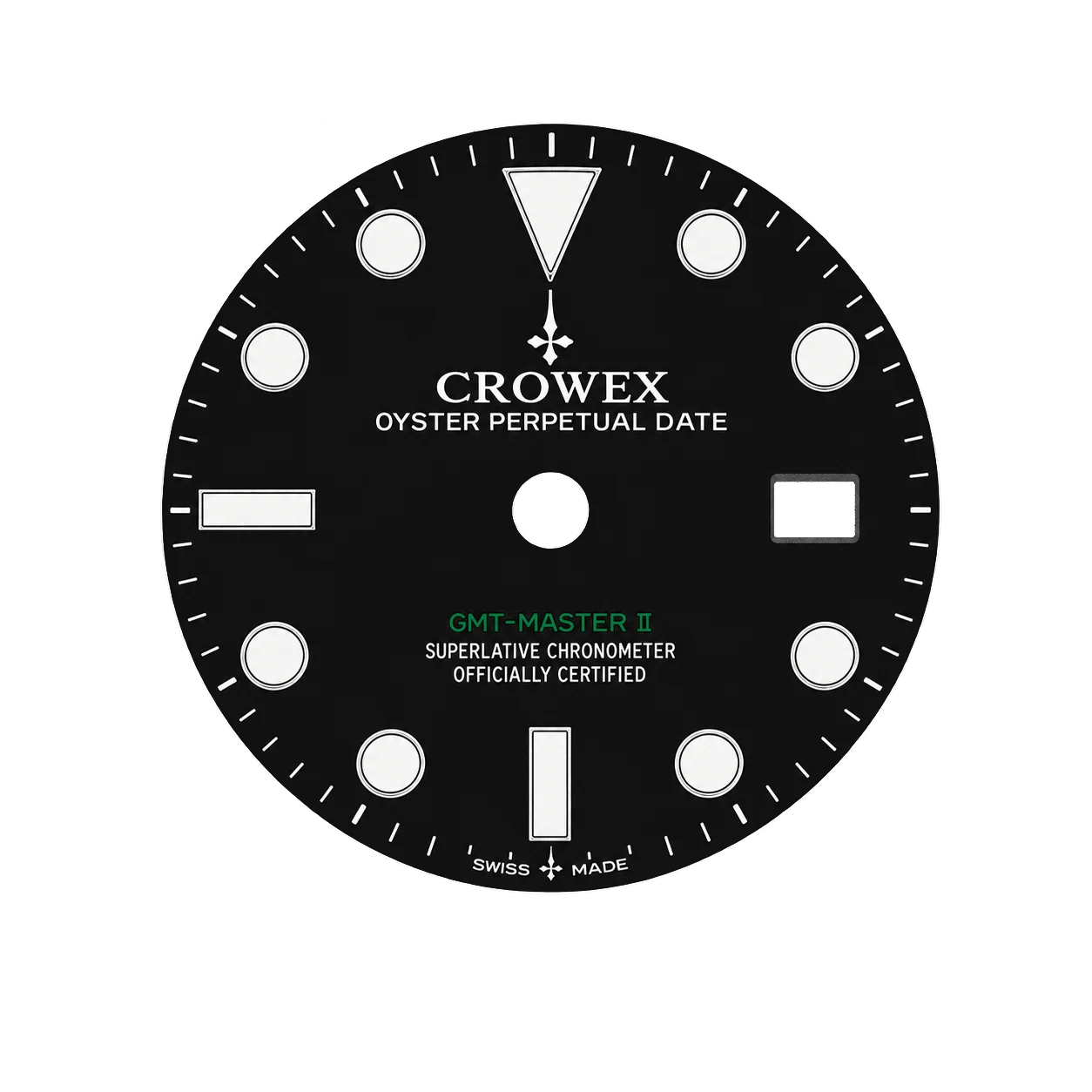 Black dial