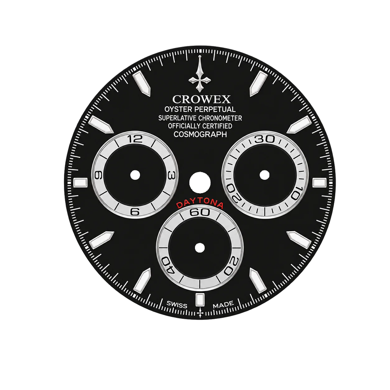 Black dial