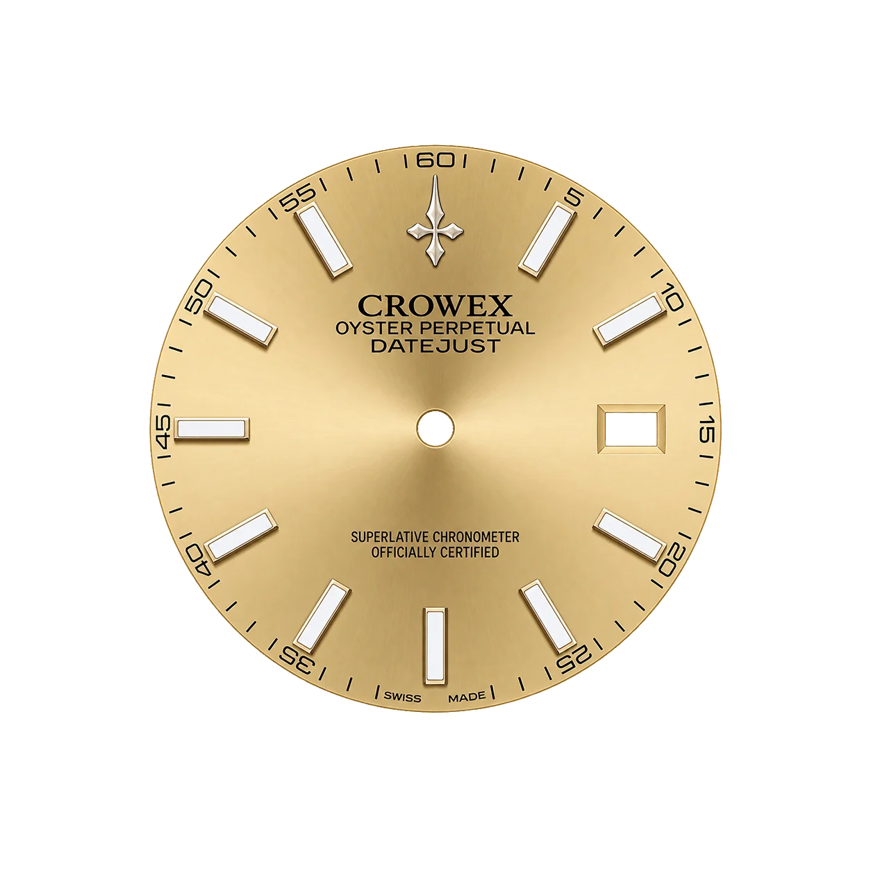 Champagne-colour dial